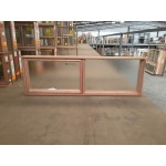 Timber Awning Window 597mm H x 1810mm W (Obscure) 